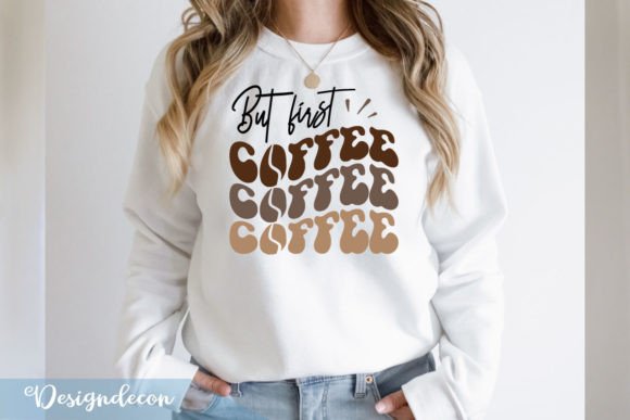 Review: But First Coffee Quote Retro Wavy SVG for Embroidery