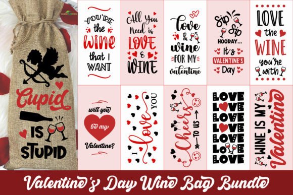 Review: Valentine’s Wine Bag SVG Bundle