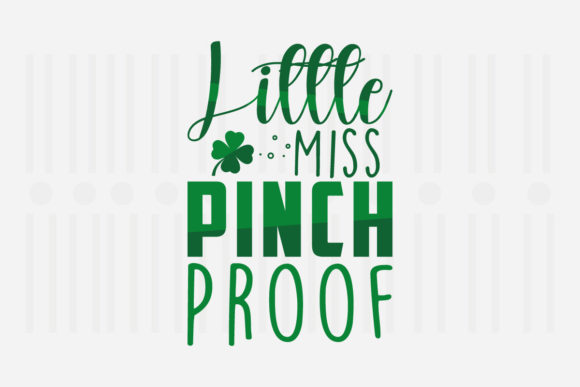 Reviewing Little Miss Pinch Proof for St. Patrick’s Embroidery