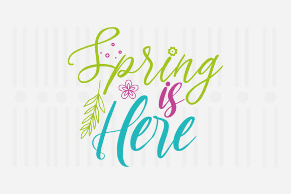 Reviewing Spring is Here SVG for Embroidery Projects