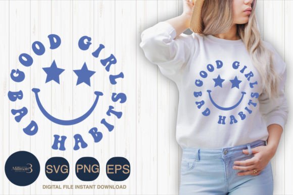 Reviewing the Good Girl Bad Habits SVG for Embroidery