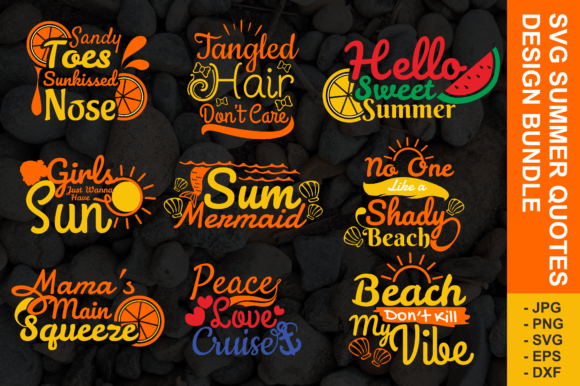 Reviewing the Summer Quote SVG Bundle for Embroidery