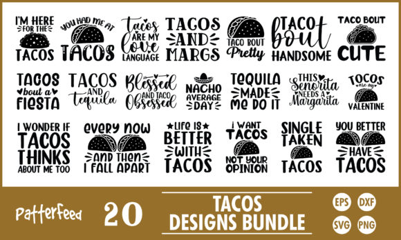 Reviewing the Taco Quote Designs Bundle SVG File